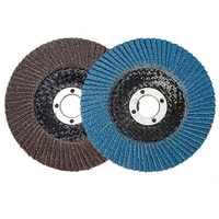 Disque à lamelles abrasif en acier inoxydable haute dureté de 4 pouces pour meuleuse d'angle, pour le débavurage du bois et du métal