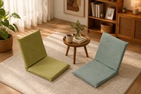 Multifunktionaler Klappbarer Moderner Stoff-Bodenkissen-Stuhl Sofa Faulenzerstuhl Klappbarer Balkon-Sessel