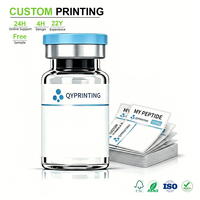 Etiquetas de Botellas de Vidrio Impresas Personalizadas, Resistentes al Agua y Duraderas, para Cosméticos, Perfumes, Cajas de Vinilo, Cajas Pequeñas de Cartón