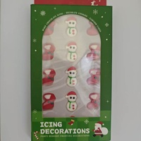 Manisan Gula Bentuk Butiran, Taburan Kue Natal, Permen, Manusia Jahe, Santa Claus, Rumah, Cupcake, Dekorasi Kue Kering, Pabrik Kue, Grosir