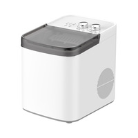 Machine à glaçons entièrement automatique, usage commercial et domestique, machine à glaçons en cubes, multifonctionnelle, boîtier en plastique, 12 kg/jour