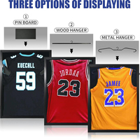 Cadre de présentation pour maillot de sport, boîte à ombre verrouillable pour présenter des vêtements de sport, cadre de présentation pour t-shirt, cadre de présentation pour maillot