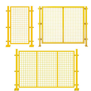 سياج أمان متحرك قابل للتخصيص للمستودعات، لوحات سياج معدنية لحماية وتقسيم ورش العمل وحماية الآلات - Product Image 4