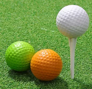 Bola Golf busa 42mm PU busa, bola latihan jarak besar untuk halaman belakang pemula