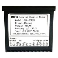 Compteur intelligent industriel en plastique à double affichage 6 chiffres avec alimentation 220V AC