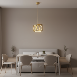 Lámpara Colgante LED Moderna y Sencilla en Dorado o Negro para Dormitorio y Comedor - Product Image 2