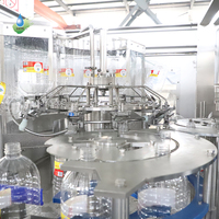 Machine de remplissage automatique électrique de boissons en PET 5L haute précision avec pompe PLC et structure rotative pour ligne de production de bouteilles