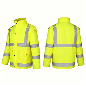 Equipo de Seguridad para la Noche Lluviosa, Equipo de Bomberos, Búsqueda y Rescate, Ropa Impermeable, Chubasquero Reflectante de Alta Visibilidad, Traje Impermeable de Pantalón y Chaqueta - Product Image 2