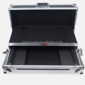 Estuche Rígido de Vuelo para <span class=keywords><strong>Pioneer</strong></span> <span class=keywords><strong>DDJ</strong></span>-FLX4 FLEX4 DDJFLX4 Plata sobre Negro - Product Image 1