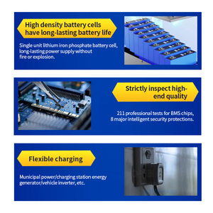 แบตเตอรี่ลิเธียมไอออน JXCT 24V 48V 150AH 200AH แบตเตอรี่ลิเธียมไอออนแบบ Deep-cycle 48V 50AH 100AH สำหรับรถกอล์ฟและเรือ - Product Image 3