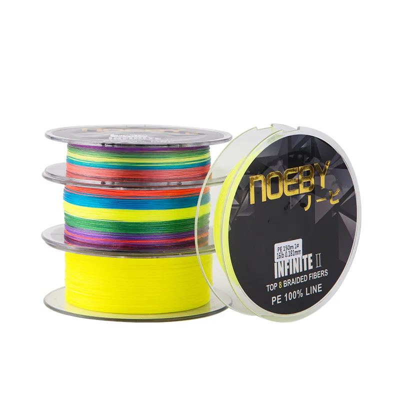 NOEBY 300m 8 Strands multifilament 100% PE Braided Fishing Line