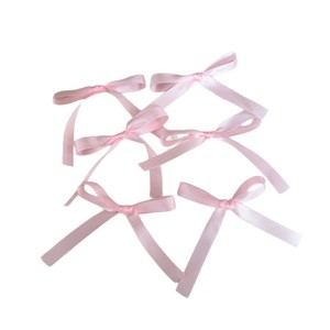 20 Lazos de Mariposa de Poliéster Rosa de 7.5cm, Cintas Sólidas para Regalo, Decoración para Manualidades, Bodas, Pasteles, Ramos de Flores y Empaque - Product Image 3