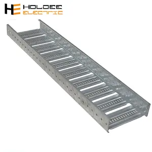 High Quality OEM Support Powder Coated Colorful Mild Steel Cable Tray Sizes