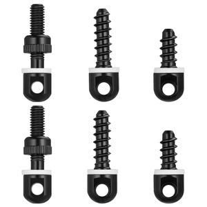 อุปกรณ์เสริมสำหรับการล่าสัตว์กลางแจ้ง ชุดติดตั้งสลิงแบบพกพา ตัวเว้นระยะสีขาว ตัวยึดสลิง 6 ชิ้น ตัวหมุนสลิง - Product Image 2