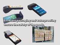 Terminal de point de vente portable 7 pouces HD 720P IPS Android 11 avec imprimante thermique 80 mm, écran tactile capacitif, Bluetooth, processeur MTK8766 Quad-Core 2 Go
