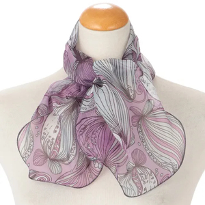 Bufanda de Mujer con Diseño Pintado a Mano, Estilo Étnico, 100% Poliéster, Transpirable, Ligera, para Todas las Temporadas, en Oferta - Product Image 5