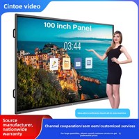 Tablette interactive tout-en-un pour la formation et les conférences, écran tactile 65, 75 et 86 pouces, tableau blanc électronique interactif 4K avec contraste 1200:1