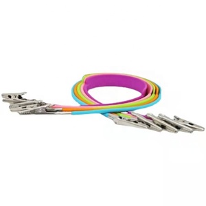 Clips de Silicona Coloridos para Baberos Dentales, Porta Baberos Dentales - Product Image 6