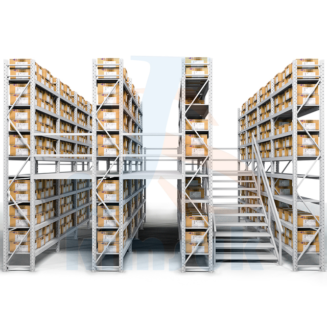 Steel Industrial Shelving Pallet Racking Warehouse Storage Heavy Duty Mezzanine Floor Rack for Warehouse Storage