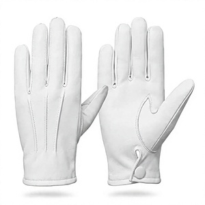 Guantes de Conducción de Piel de Oveja Blanca hasta la Muñeca, Estilo Sencillo, Sin Forro, para Uso Diario en Negocios, Invierno y Primavera - Product Image 6