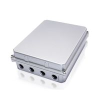 Boîtier d'amplificateur électronique en aluminium personnalisé Boîtier en aluminium moulé pour projet de signal Boîte de logement