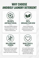Lessive liquide en gros pour sous-vêtements, formule personnalisée, à base d'enzymes antibactériennes végétales, marque privée OEM, sans danger pour les bébés