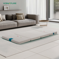 Matelas pliable Vonature Premium 4D POE ignifuge, respirant et lavable pour lit de dortoir moderne, personnel d'usine, étudiants, OEM, ODM