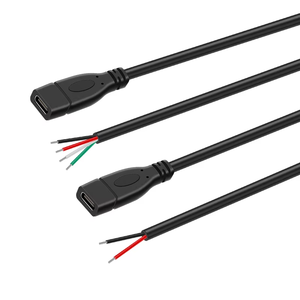 Кабель USB Type-C (гнездо) на разъем без коннектора, односторонний, <span class=keywords><strong>2</strong></span>-жильный, для зарядки и передачи данных, 0.25м-<span class=keywords><strong>2</strong></span>м - Product Image 5