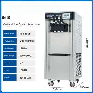 Machine à crème glacée molle commerciale fiable, construite avec un système de pompe à air robuste pour une texture parfaite à chaque fois - Product Image 5