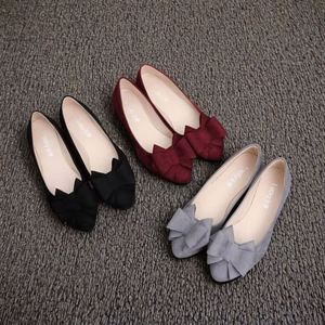 Nueva Tendencia, Zapatos Planos de Moda para Mujer al por Mayor, Zapatos Planos de Ballet con Lazo, Cómodos, de Piel Sintética, para Mujer - Product Image 4