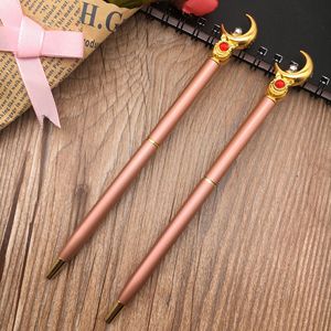 Cadeaux promotionnels pour femmes et filles, marchandises Kawaii Moon Power, magnifique stylo à bille rétractable en cristal - Product Image 2