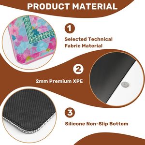سجادة ماهجونغ فاخرة مانعة للانزلاق وقماش طاولة لـ 4 لاعبين، طاولة ألعاب صامتة - Product Image 3