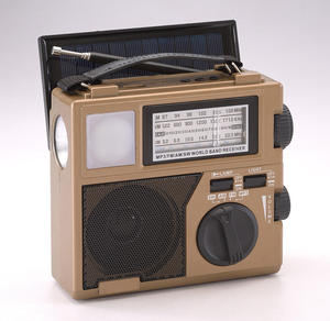 Handheld Outdoor FM/AM/SW Portable Radio with LED <b>Flashlight</b> & Detachable Battery - Product Image 6