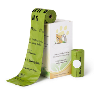 Sacs à déjections canines biodégradables et compostables écologiques personnalisés - Product Image 2