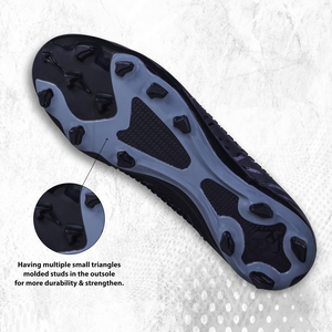 Chaussures de football unisexes respirantes de haute qualité avec semelle extérieure en TPU durable, crampons d'entraînement de football professionnels pour une utilisation en extérieur - Product Image 4
