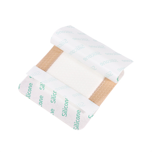 Pansement en mousse de silicone pour la sécurité et la santé, pansement médical en mousse de silicone pour la cicatrisation des plaies avec bordure - Product Image 1