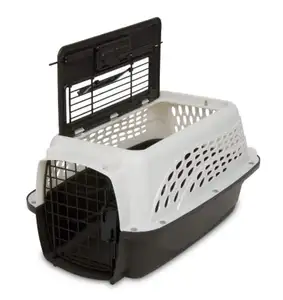 Transporteur en plastique bon marché de haute qualité pour animaux de compagnie/cage de vol pour animaux de compagnie/boîte de Transport de chien sac de voyage pour animaux de compagnie