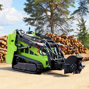 Mini-chargeuse compacte sur chenilles à moteur Honda haute performance avec pompe et engrenages pour l'entretien routier et le déneigement - Product Image 3