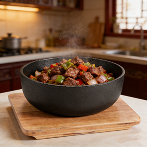 Olla de Piedra para <span class=keywords><strong>Cocina</strong></span> de Inducción, de Hierro Fundido, Gruesa, Aislada, Fácil de Limpiar, para <span class=keywords><strong>Cocina</strong></span> <span class=keywords><strong>Japonesa</strong></span> y Coreana - Product Image 5