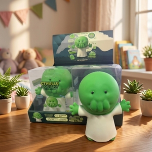 Nouveauté Jouet Géant Squishy Pieuvre Cthulhu en TPR, Jouets de Décompression pour Enfants, Cadeaux d'Halloween, Vente en Gros - Product Image 1