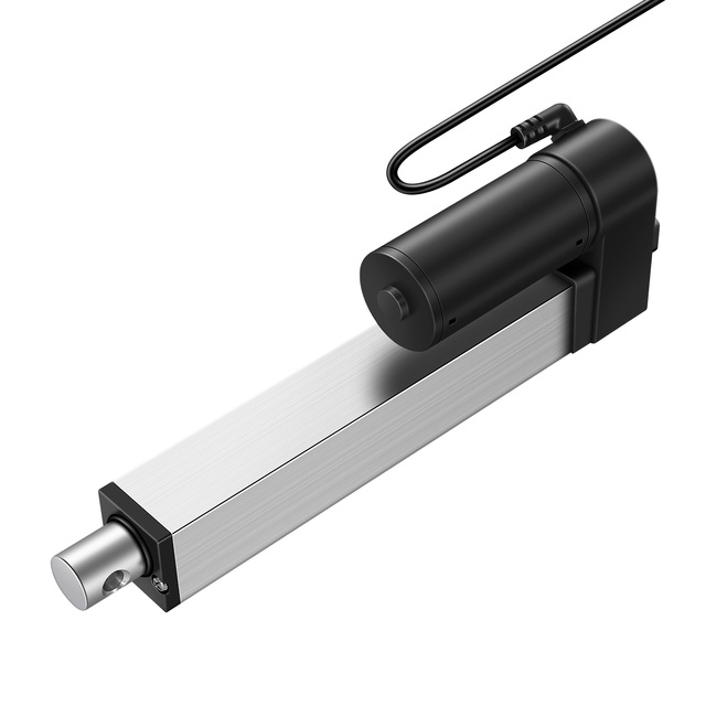 DC 24V Electric Linear Actuator 30mm Stroke Low Noise 600N Load Drive Motor Controller 15mm/s Speed Brush for Table Lifting