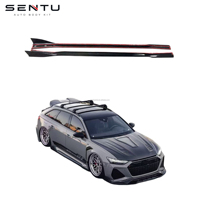 Nouveau kit carrosserie en fibre de carbone pour Audi RS7 avec jupes latérales, installation par vis, renforcement de la barre de pare-chocs
