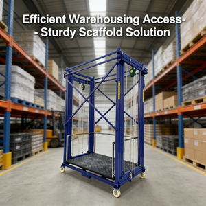 Двухмоторная электрическая рабочая платформа для строительных лесов, скорость подъема 0,2 м/с, CE ISO - Product Image 1