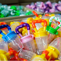 Tétine en silicone sans BPA pour bébé, tétine en silicone, grignoteuse, grignoteuse, nouveau design d'aliments aux fruits frais, alimentation sûre des tétines pour enfants