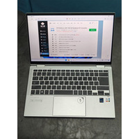 EliteBook x360 1040 G8, Perak, Layar Sentuh 13.3" 1080p, I5-1145G7, RAM 8/16GB (SK Hynix LPDDR4), SSD 256/512GB