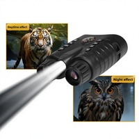 Jumelles de vision nocturne tactiques 4K HD transfrontalières personnalisables avec boussole lumineuse infrarouge, vision nocturne totale, portée effective de 400 m