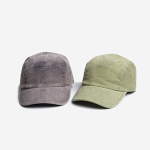 Gorras de cinco paneles <span class=keywords><strong>Camper</strong></span> lisas en blanco con billetes curvos personalizados ajustables, Gorras de PANA con visera, gorra de béisbol de 5 paneles ha - Product Image 3