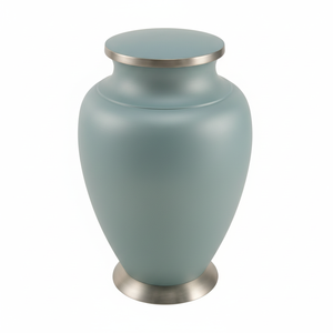 Urne de crémation adulte en laiton beau design moderne porte-cendres funéraire commémoratif de style américain - Product Image 1