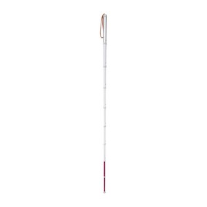 Canne télescopique en alliage d'aluminium, canne blanche à neuf sections, pliable, légère, pour la randonnée en plein air, pour aveugles - Product Image 4