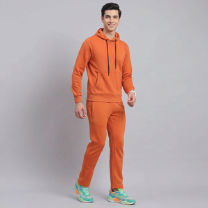 Conjunto Deportivo Unisex de 2 Piezas con Capucha y Bolsillos con Estampado Animal, 100% Algodón, para Gimnasio, Entrenamiento, Viajes - Product Image 1